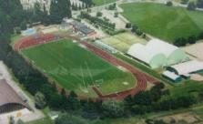 Foto aerea di uno stadio