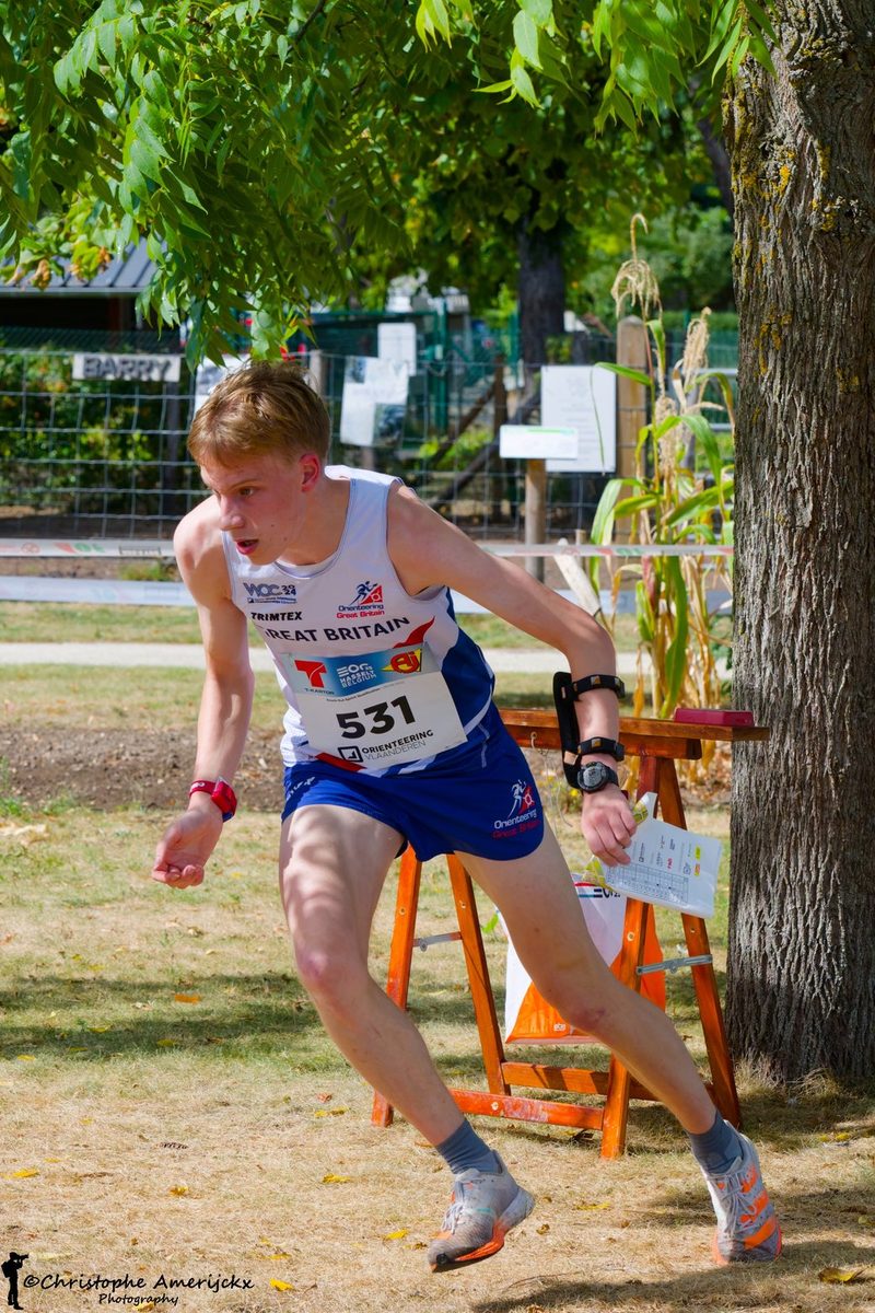 Atleta in gara sprint
